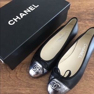 Chanel Ballerina lamb skin flats